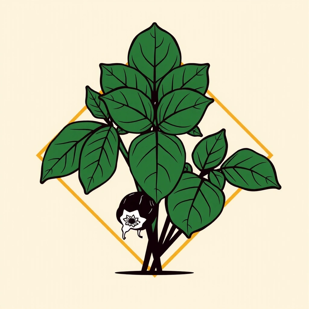 Abstract Thai herbs pattern